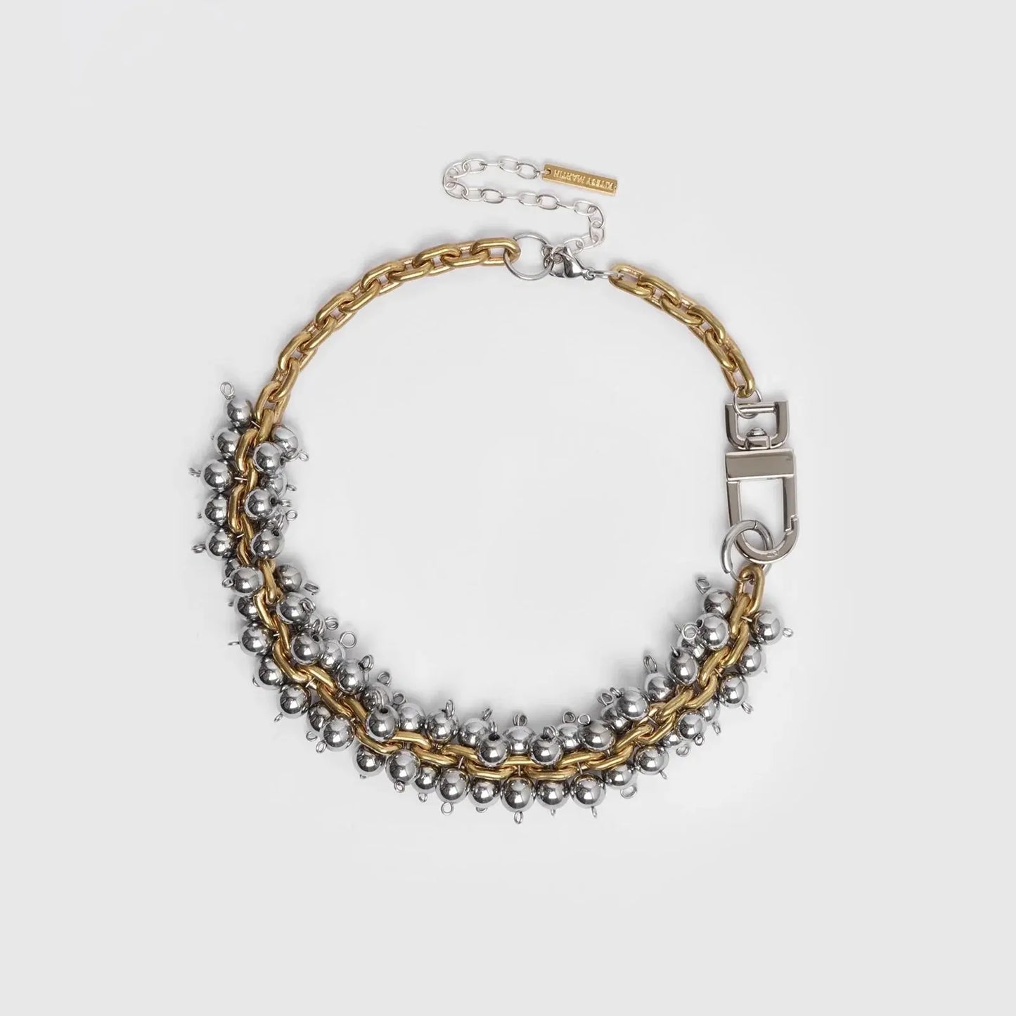 COLLIER LE BOUQUET ARGENT ET DORÉ - KITESY MARTIN STUDIO soemshop - KITESY MARTIN STUDIO