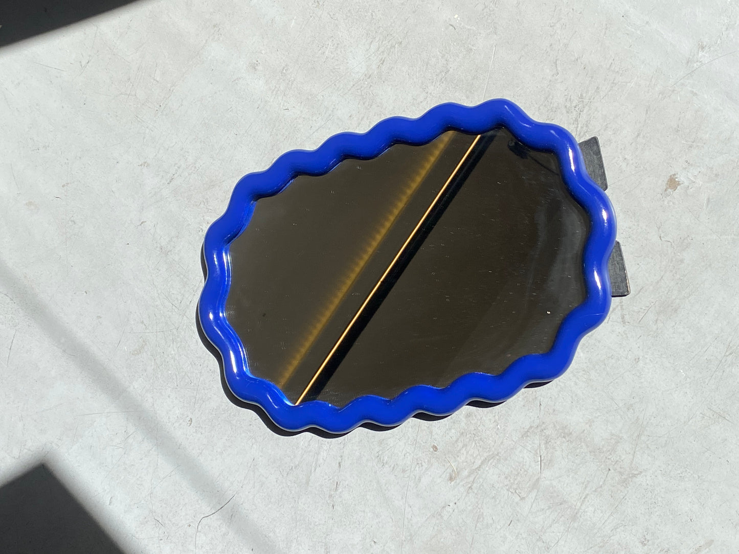 MIROIR ONDULÉ MARINE - KERSTEN soemshop - KERSTEN