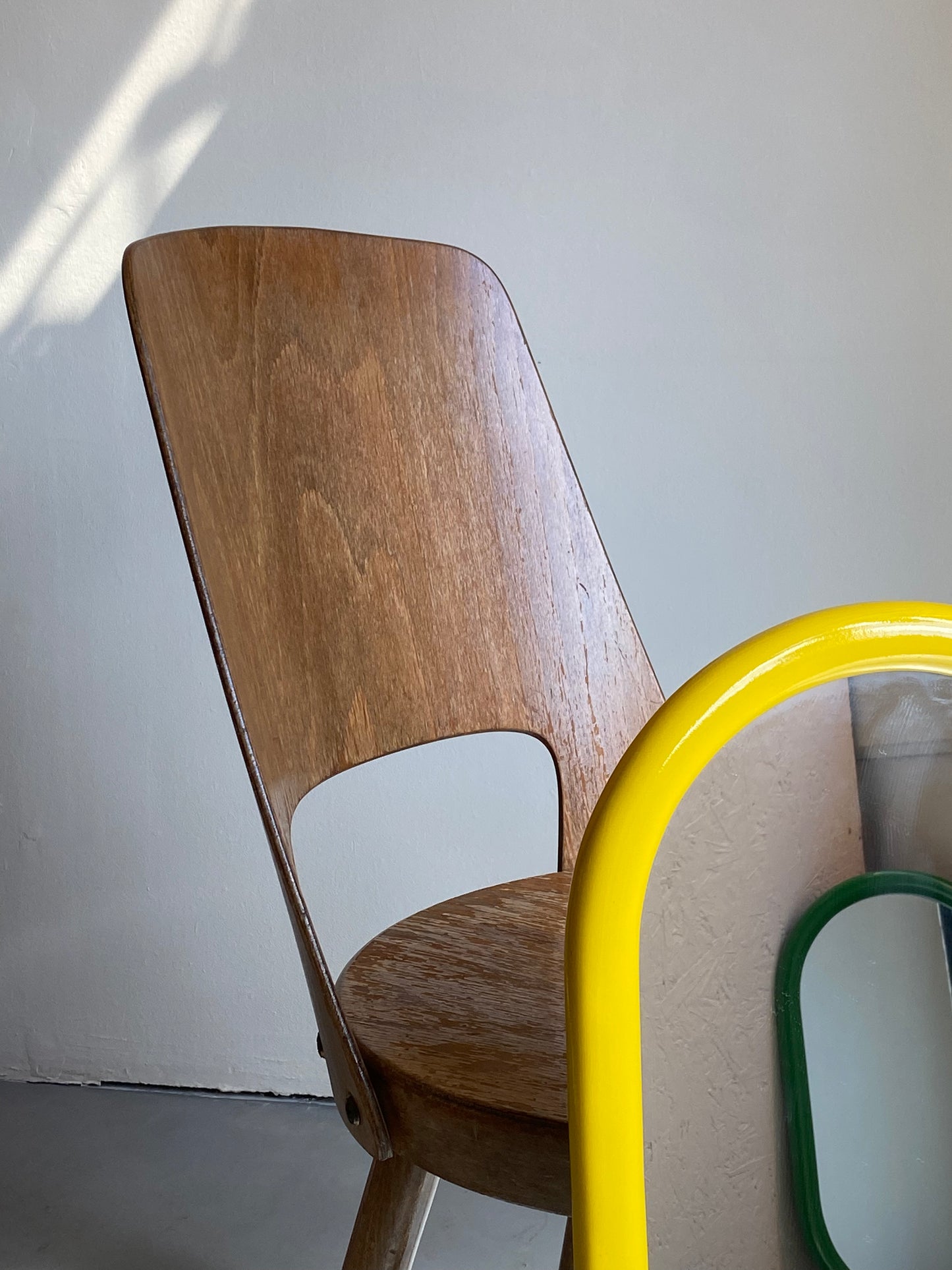 MIROIR OVALE JAUNE - KERSTEN soemshop - KERSTEN