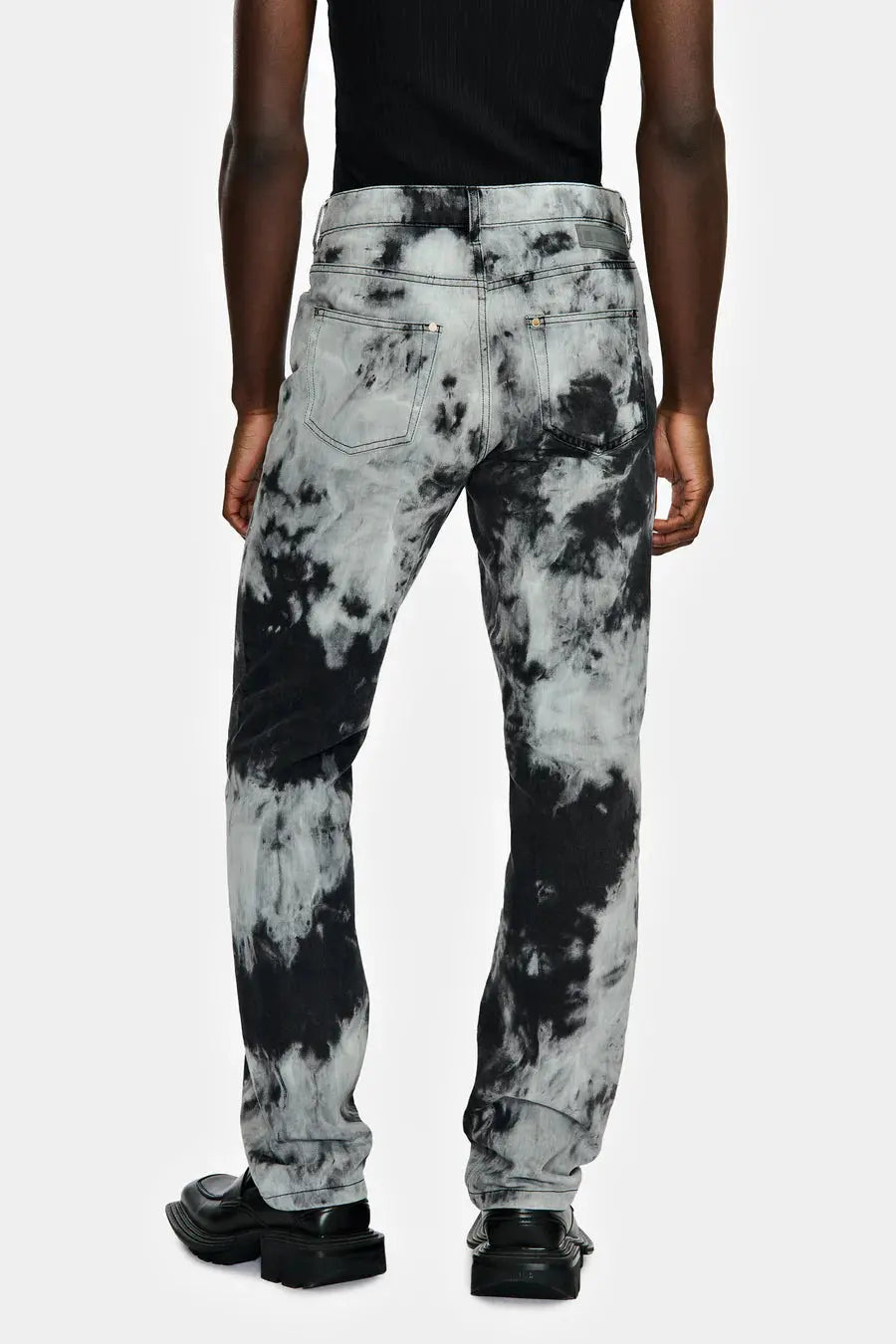 PANTALON 5 POCHES EN DENIM SMOKE - LOUIS GABRIEL NOUCHI soemshop - LOUIS GABRIEL NOUCHI