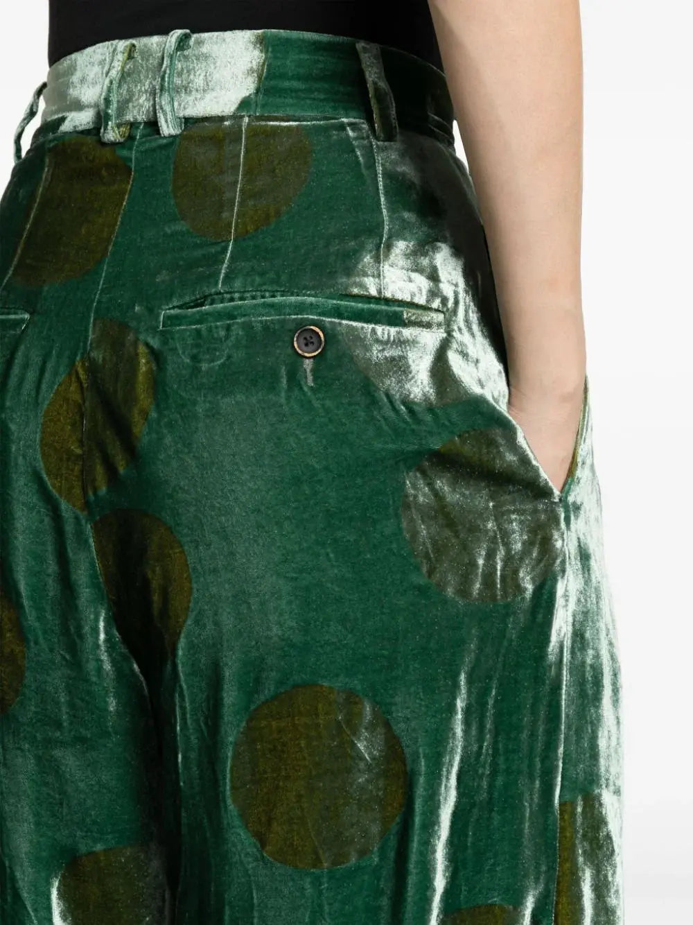 PANTALON AMPLE À DÉTAILS DE PLIS- UMA WANG soemshop - UMA WANG