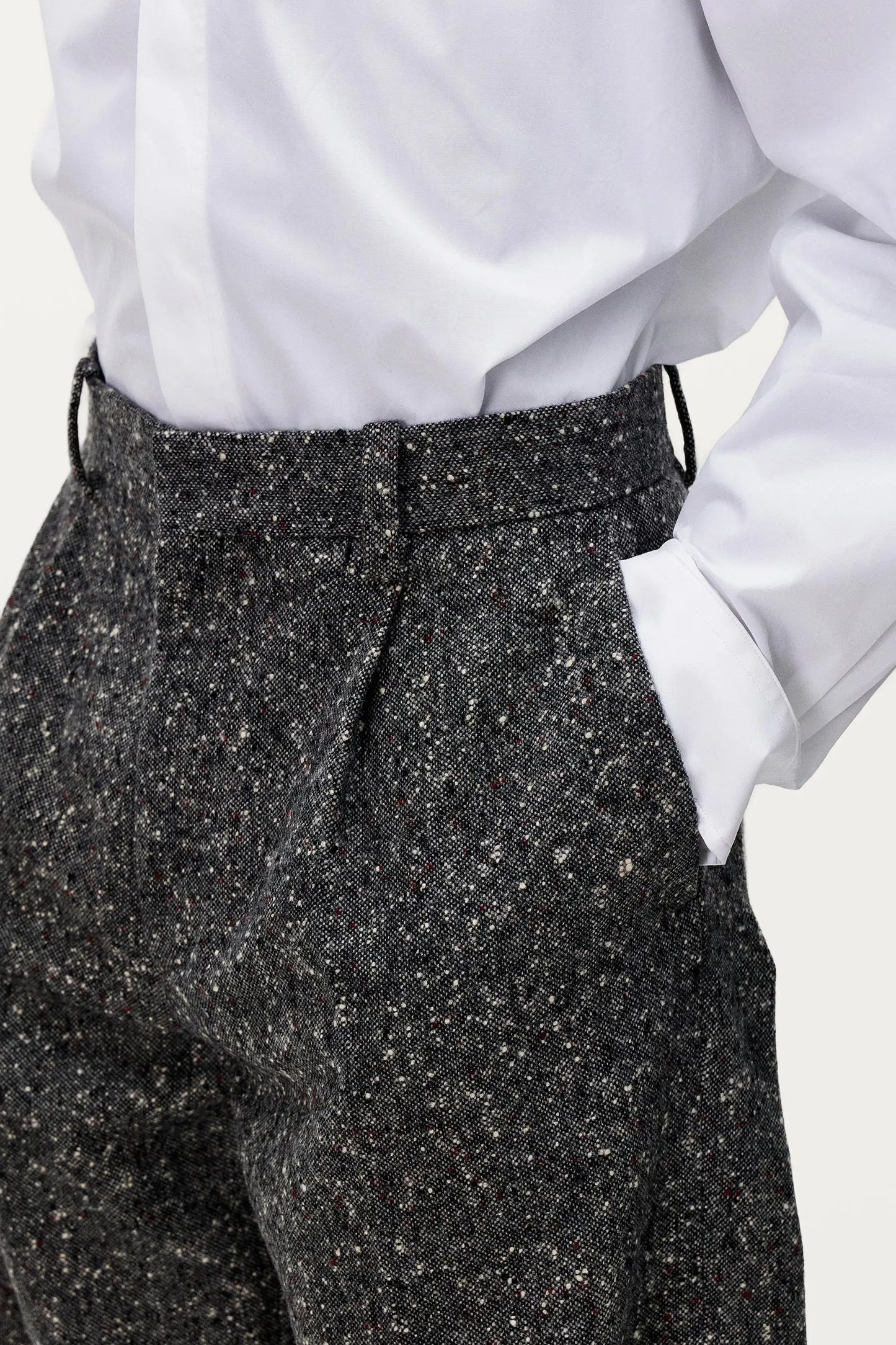 PANTALON GRIS CHINÉ - SOLID HOMME soemshop - SOLID HOMME