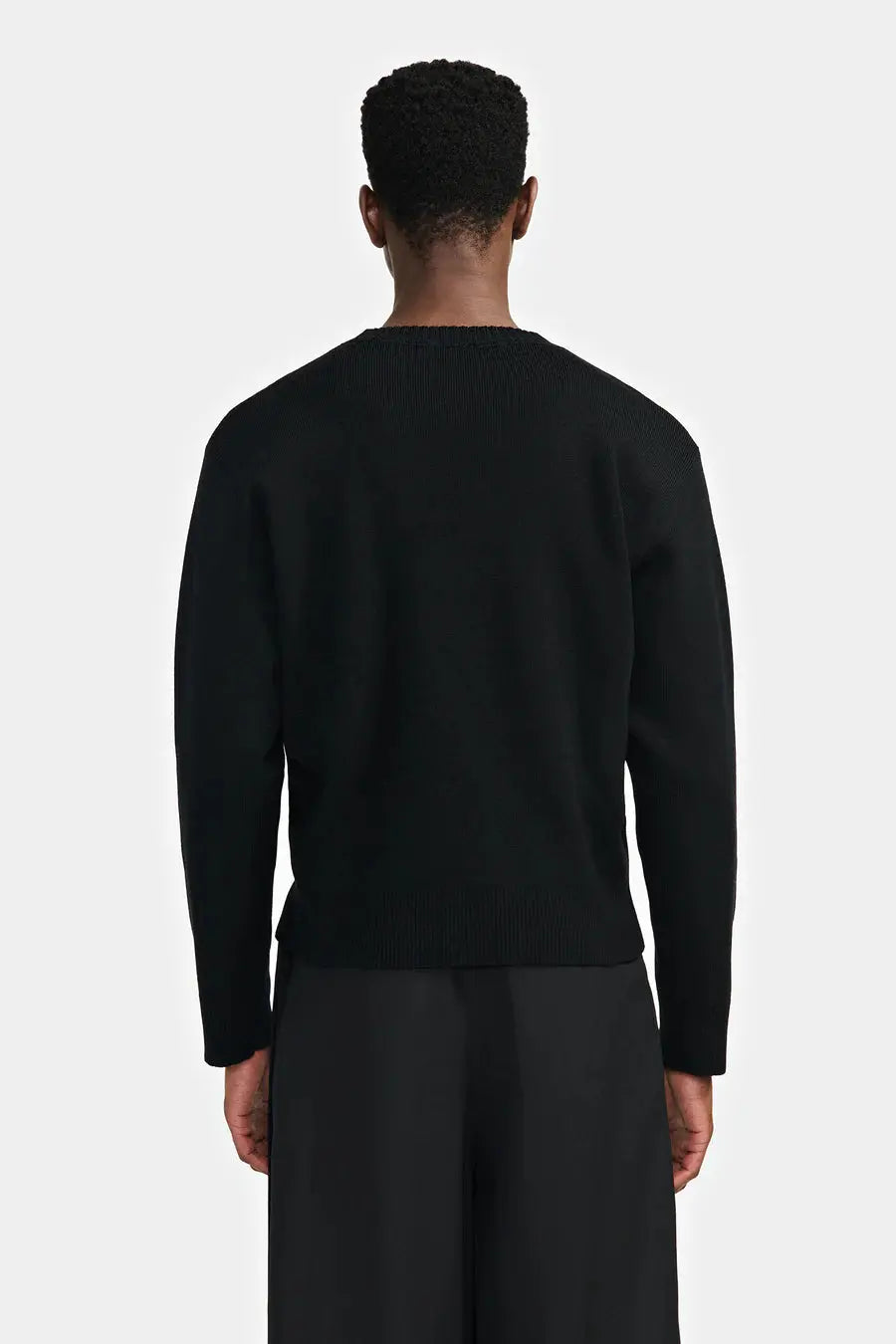 PULL AVEC OUVERTURE ASYMÉTRIQUE EN LAINE RESPONSABLE - LOUIS GABRIEL NOUCHI soemshop - Louis Gabriel Nouchi