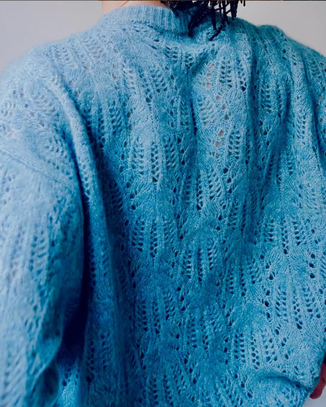 PULL MAILLE AJOURÉE AQUA - ATOMOFACTORY soemshop - ATOMOFACTORY