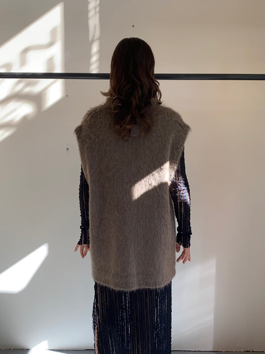 PULL SANS MANCHE CAMEL - UMA WANG soemshop - UMA WANG