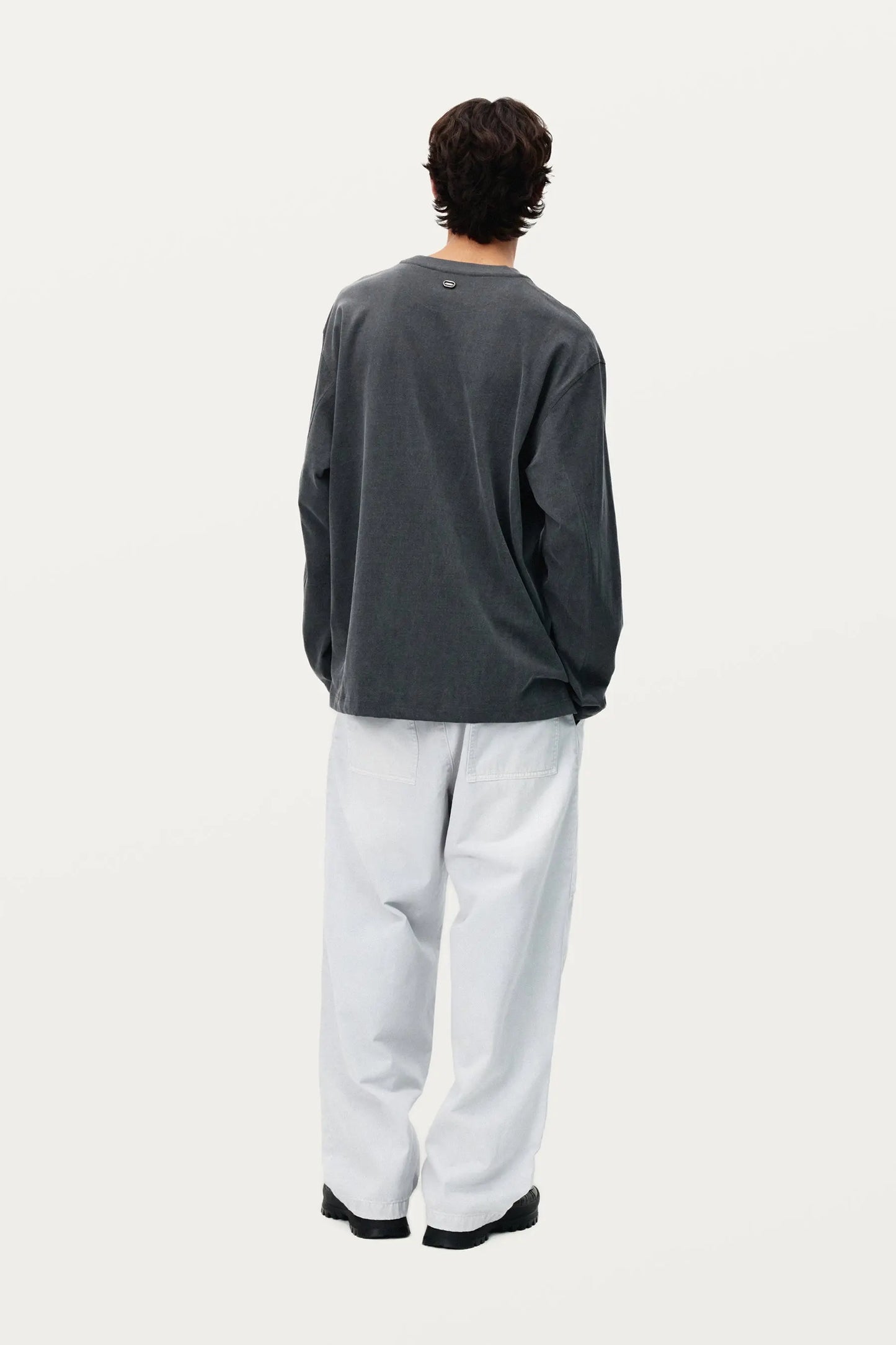TEE-SHIRT GRIS MANCHE LONGUE - SOLID HOMME soemshop - SOLID HOMME