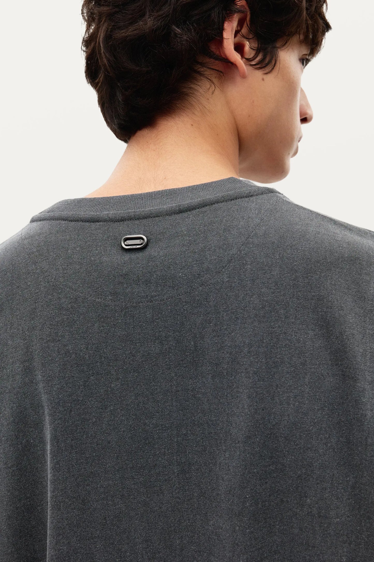 TEE-SHIRT GRIS MANCHE LONGUE - SOLID HOMME soemshop - SOLID HOMME