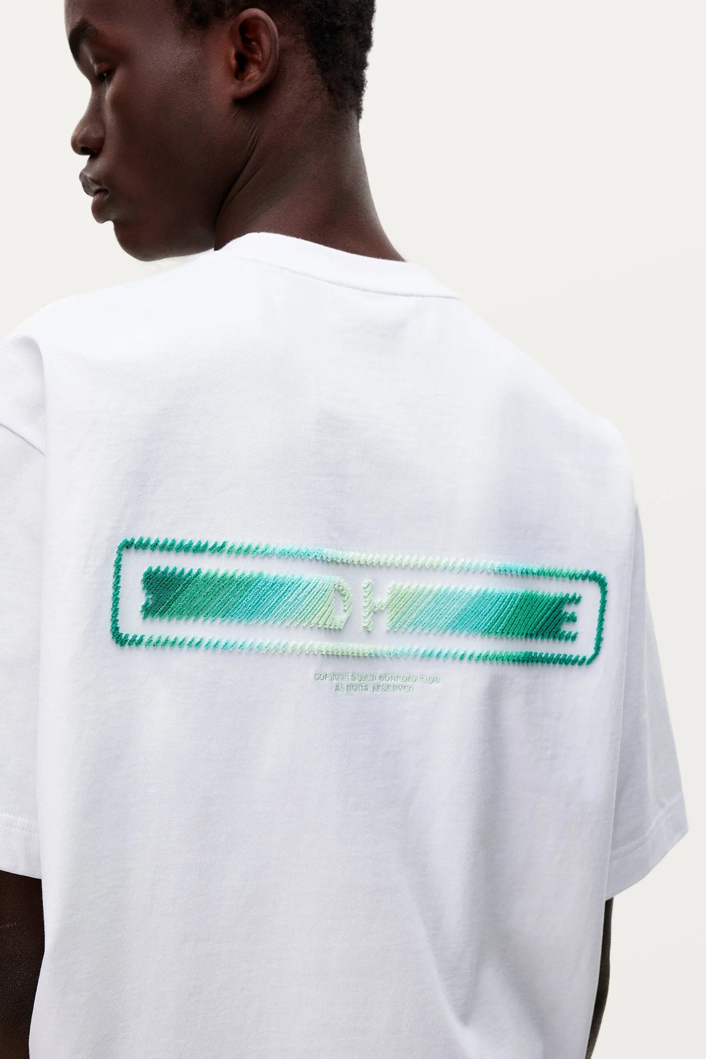 TEE-SHIRT MANCHE COURTE BLANC - SOLID HOMME soemshop - SOLID HOMME
