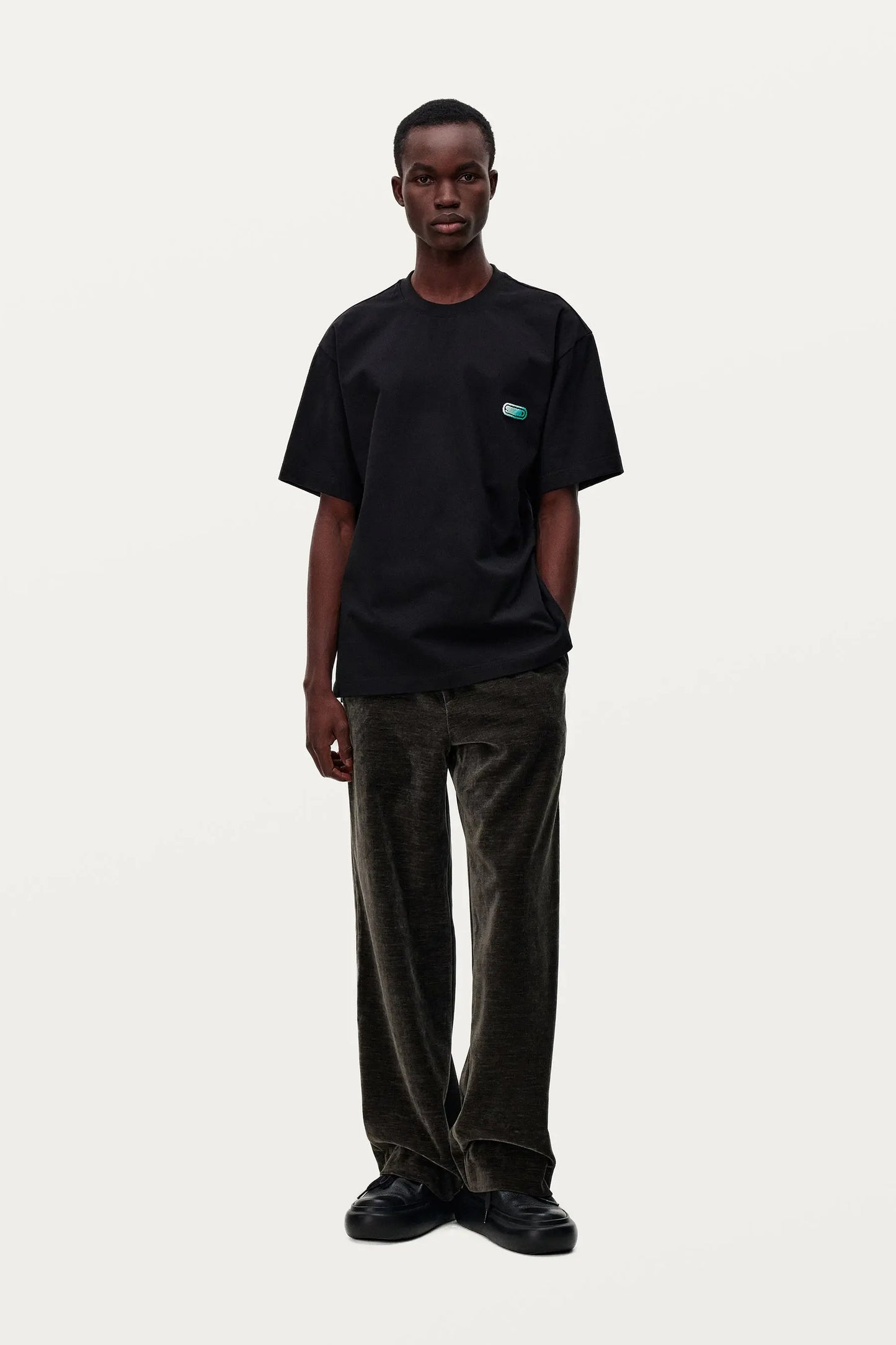 TEE-SHIRT MANCHE COURTE NOIR - SOLID HOMME soemshop - SOLID HOMME