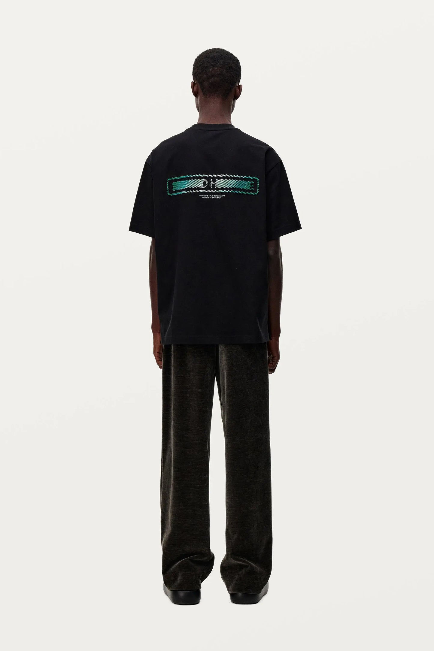TEE-SHIRT MANCHE COURTE NOIR - SOLID HOMME soemshop - SOLID HOMME