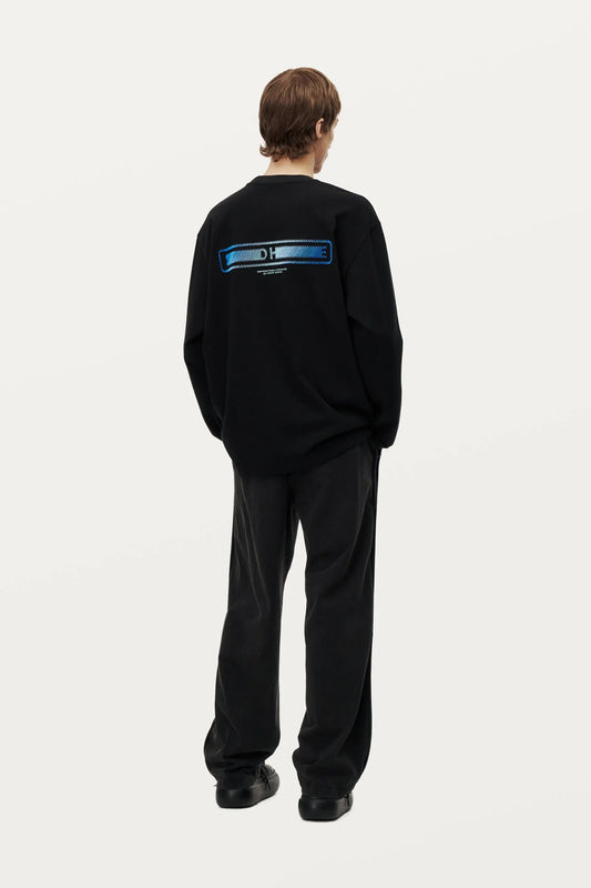 TEE-SHIRT NOIR MANCHE LONGUE - SOLID HOMME soemshop - SOLID HOMME