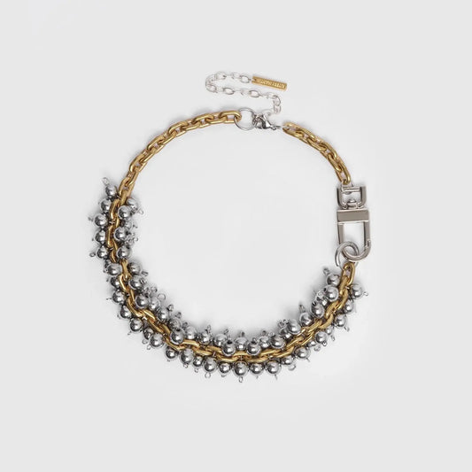 COLLIER LE BOUQUET ARGENT ET DORÉ - KITESY MARTIN STUDIO soemshop - KITESY MARTIN STUDIO