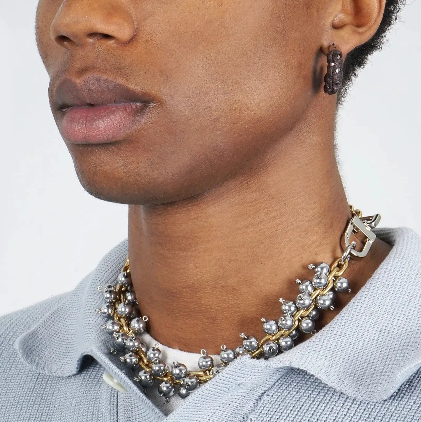 COLLIER LE BOUQUET ARGENT ET DORÉ - KITESY MARTIN STUDIO soemshop - KITESY MARTIN STUDIO