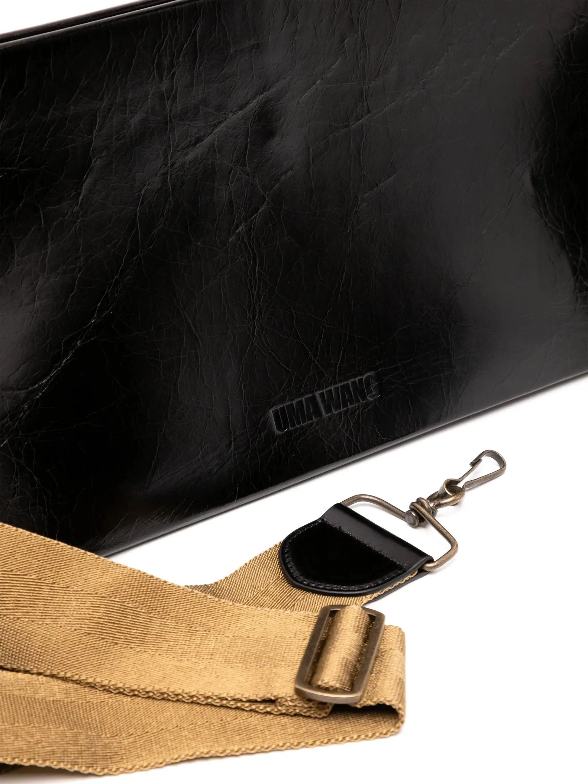 GRAND SAC ORIGAMI EN CUIR NOIR - UMA WANG soemshop - UMA WANG
