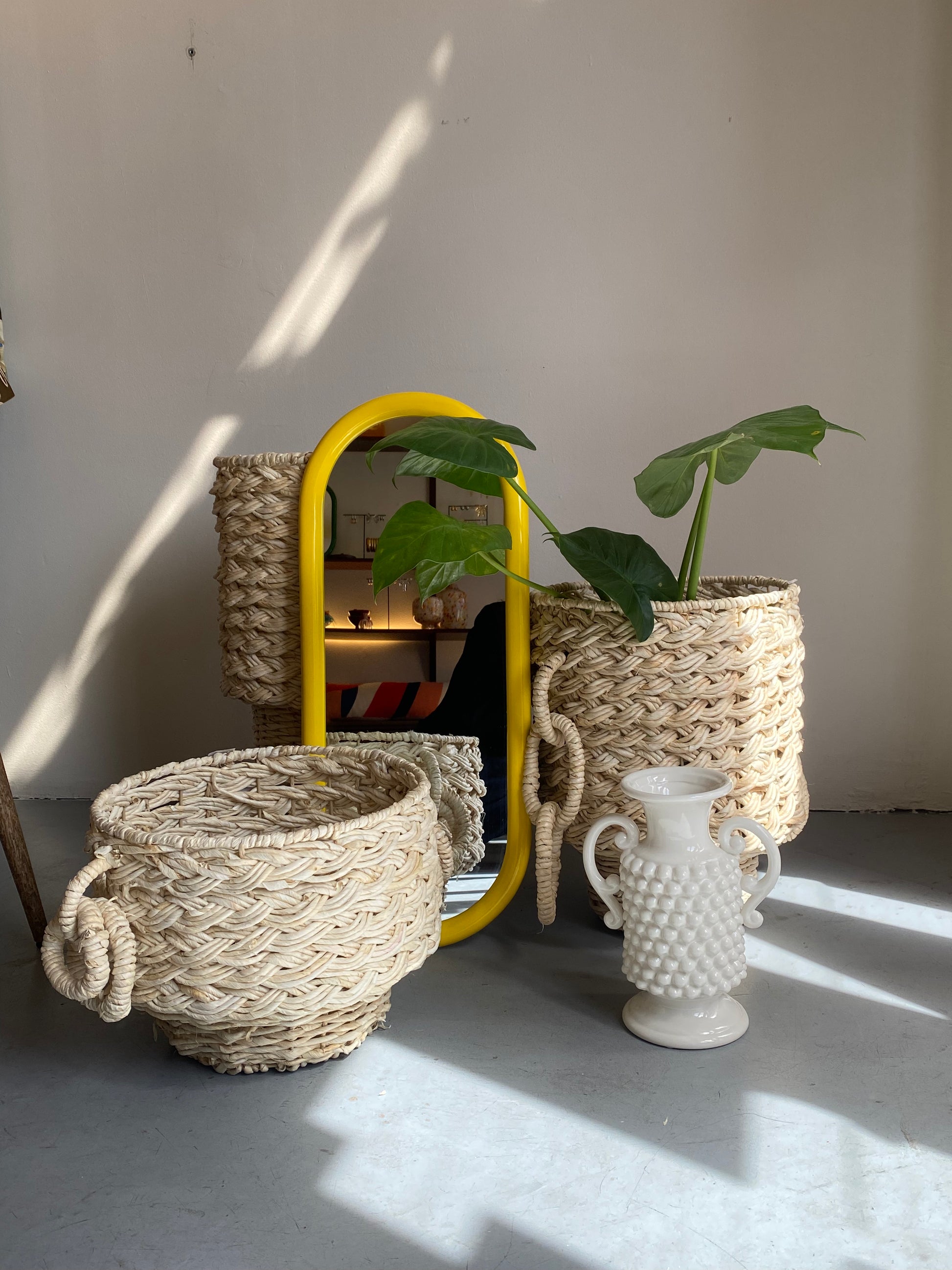 MIROIR OVALE JAUNE - KERSTEN soemshop - KERSTEN