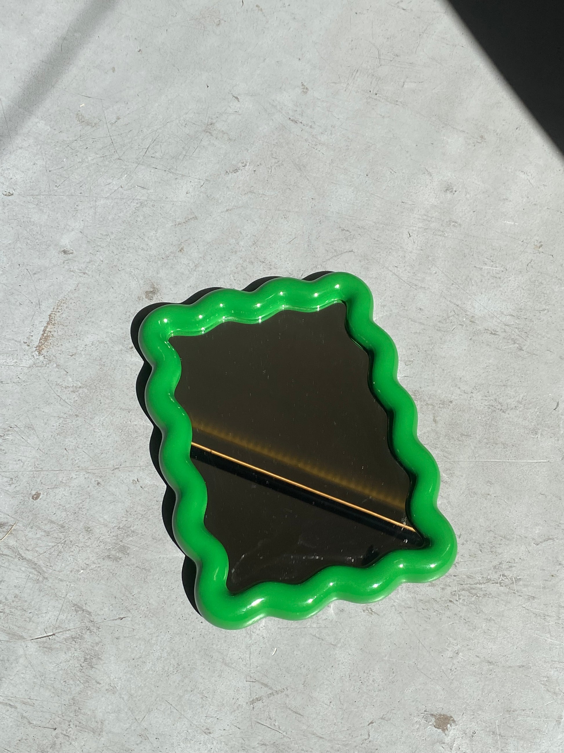 MIROIR RECTANGULAIRE VERT - KERSTEN soemshop - KERSTEN