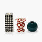 SET DE 3 BOUGEOIR DESIGN CHESSBOARD - LES OBJETS MOULVERSATNS X SERAX soemshop