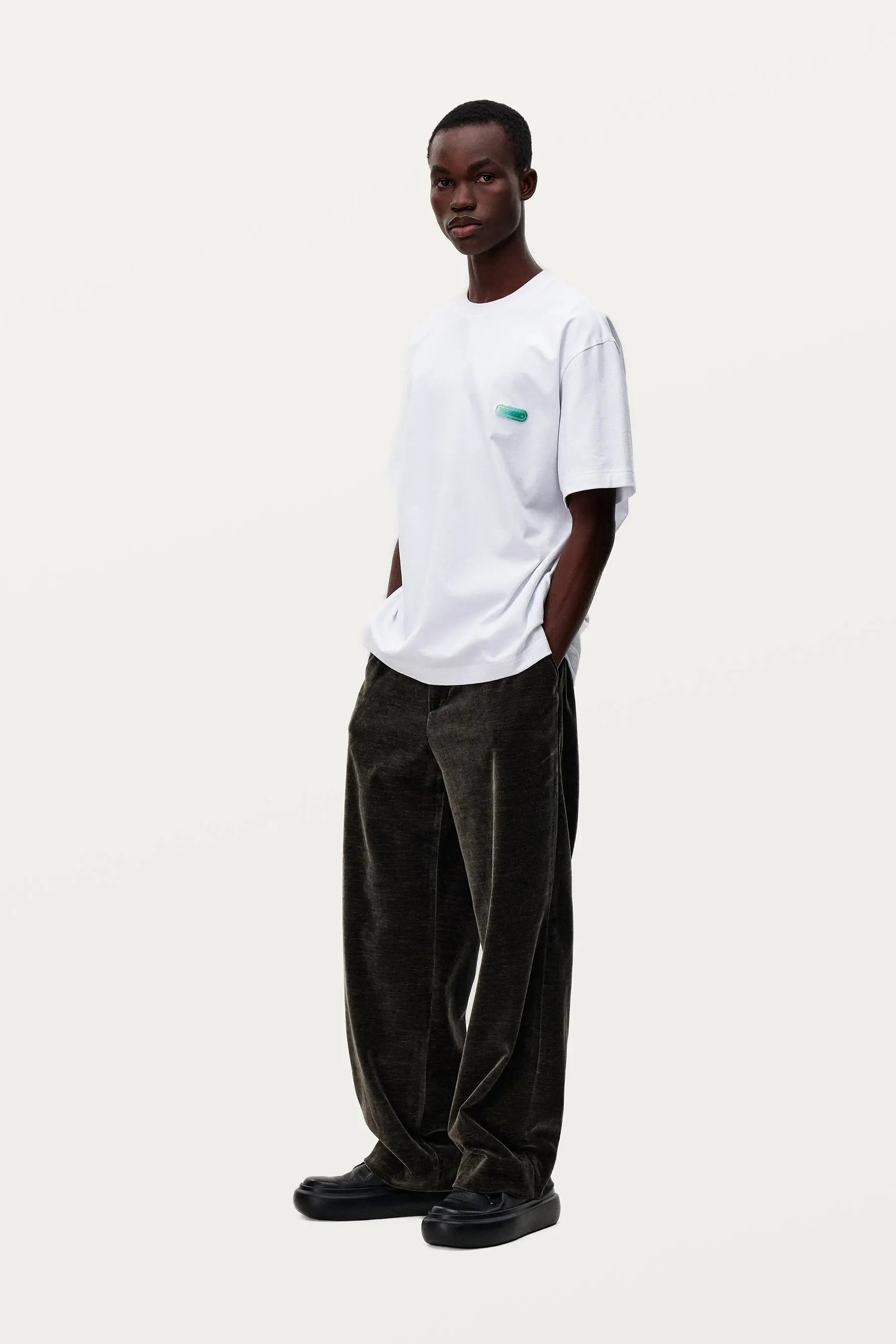 TEE-SHIRT MANCHE COURTE BLANC - SOLID HOMME soemshop - SOLID HOMME