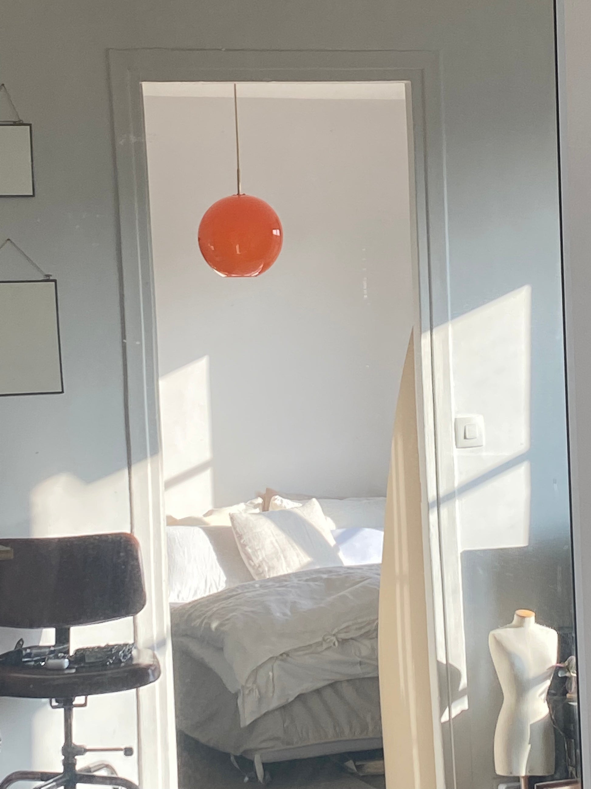 SUSPENSION OPALINE VINTAGE soemshop